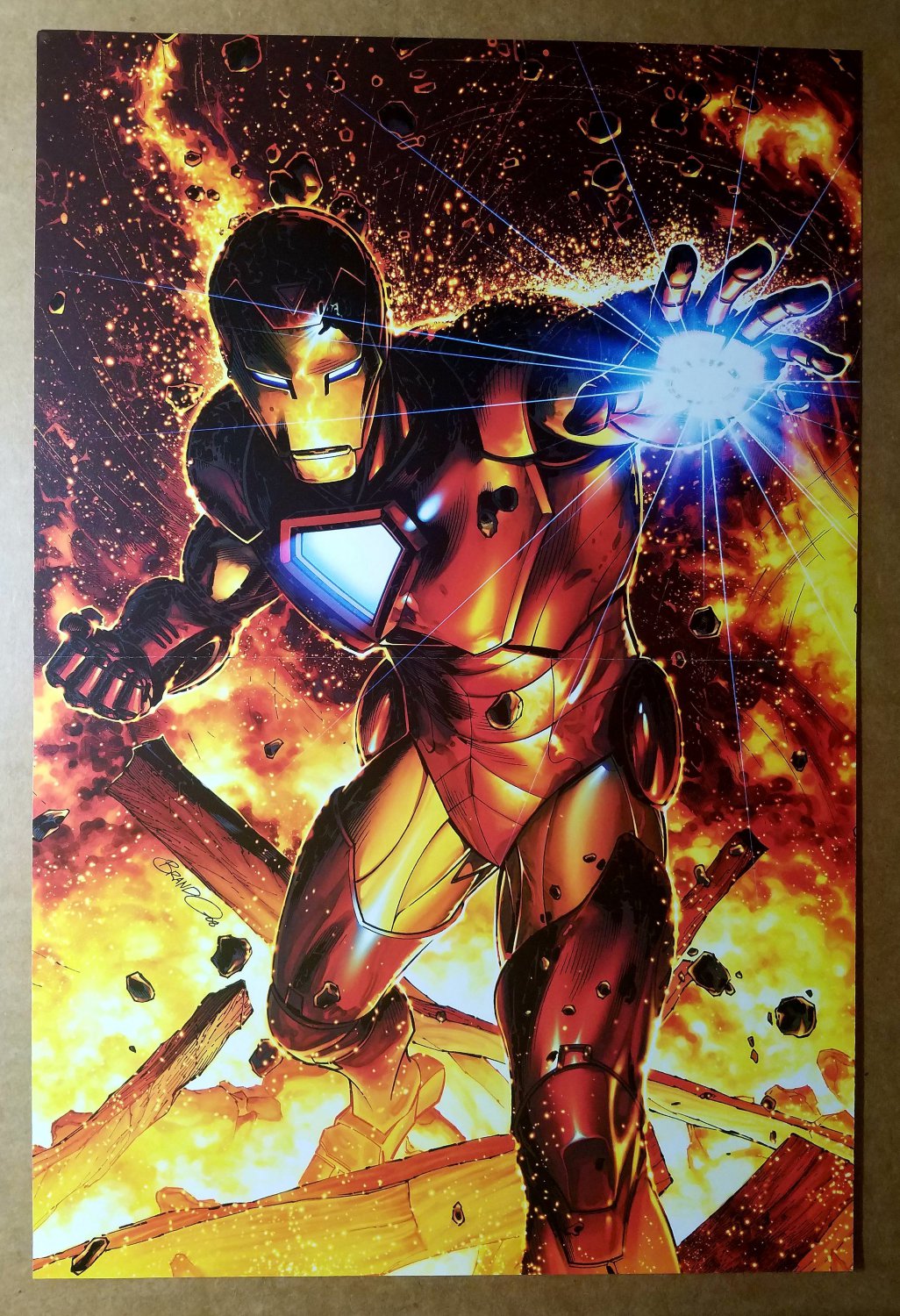 Iron Man Marvel Comics Poster by Brandon Peterson