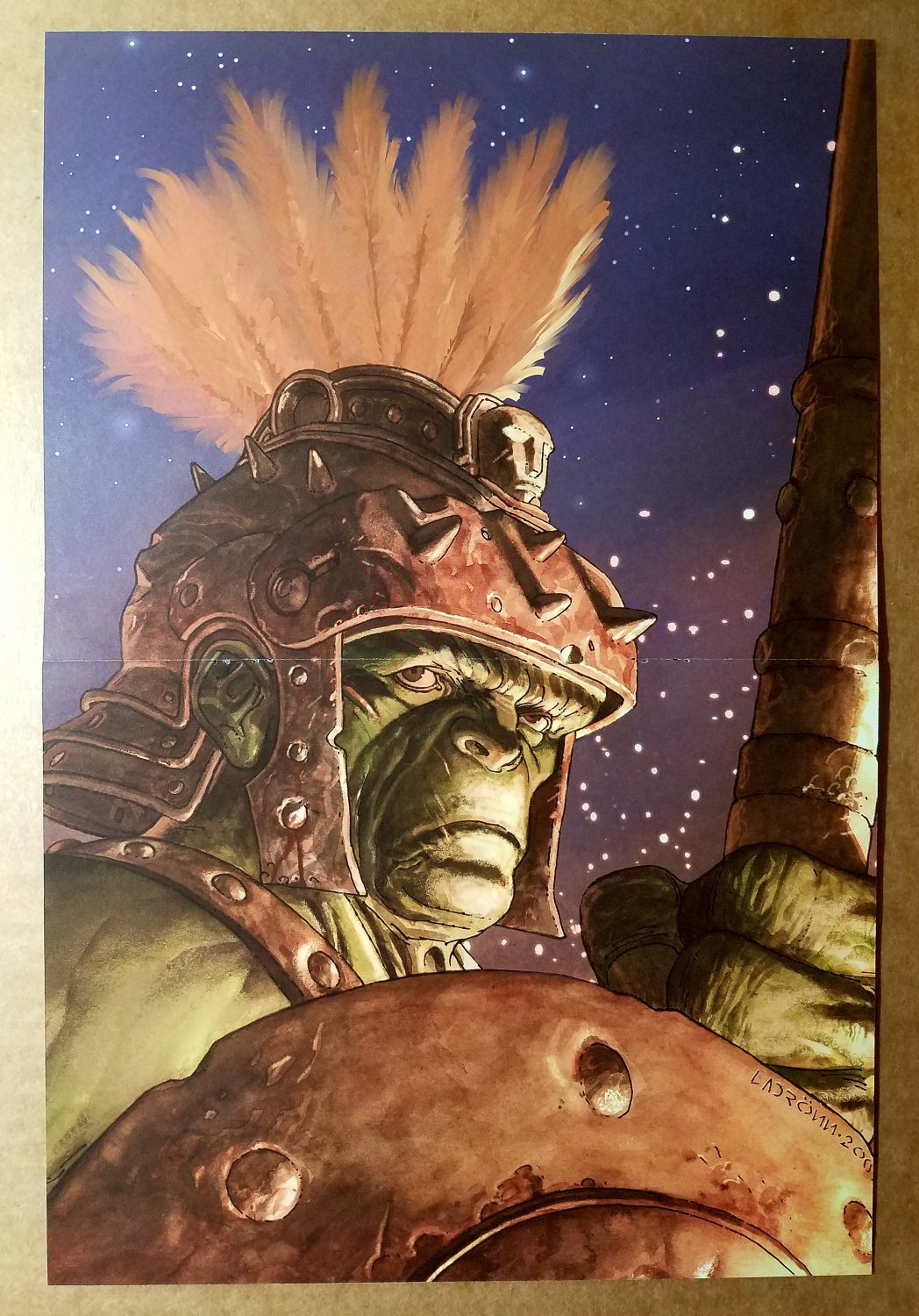 Incredible Hulk Planet Hulk Exile Marvel Comics Poster by Ladronn