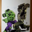Hulk Gray Hulk Tempest Fugit Marvel Comics Poster by Lee Weeks