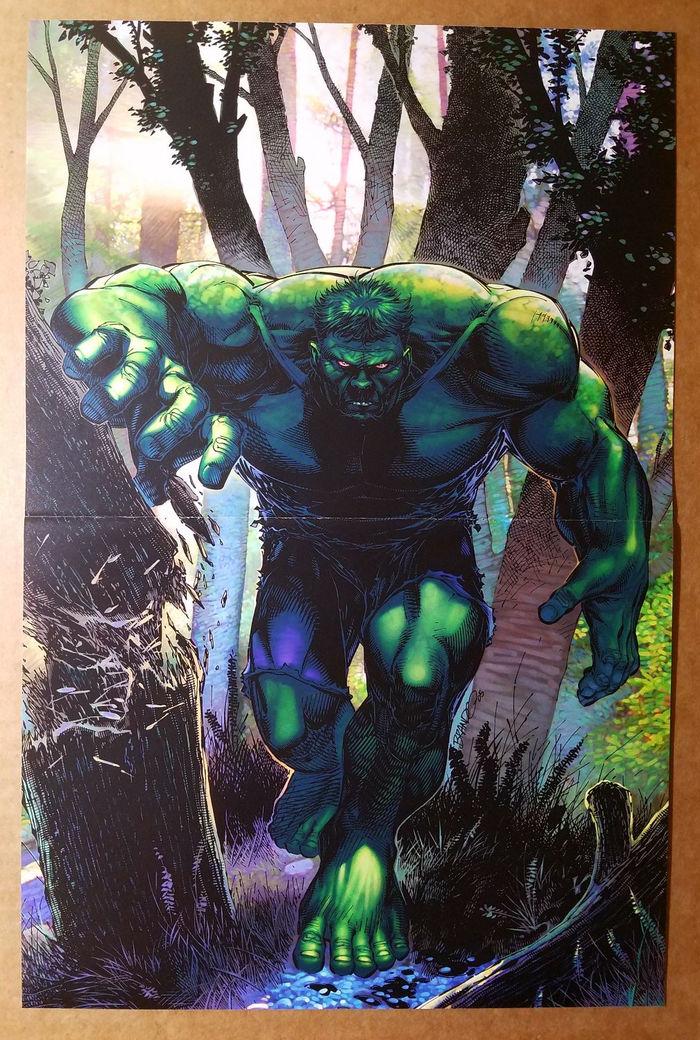 Incredible Hulk 88 Planet Hulk Prelude Marvel Comics Poster by Brandon Peterson
