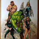 Hulk Defenders Marvel Comics Poster by Sal Buscema
