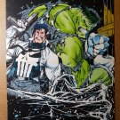 Incredible Hulk and Punisher Marvel Comics Poster by Dale Keown