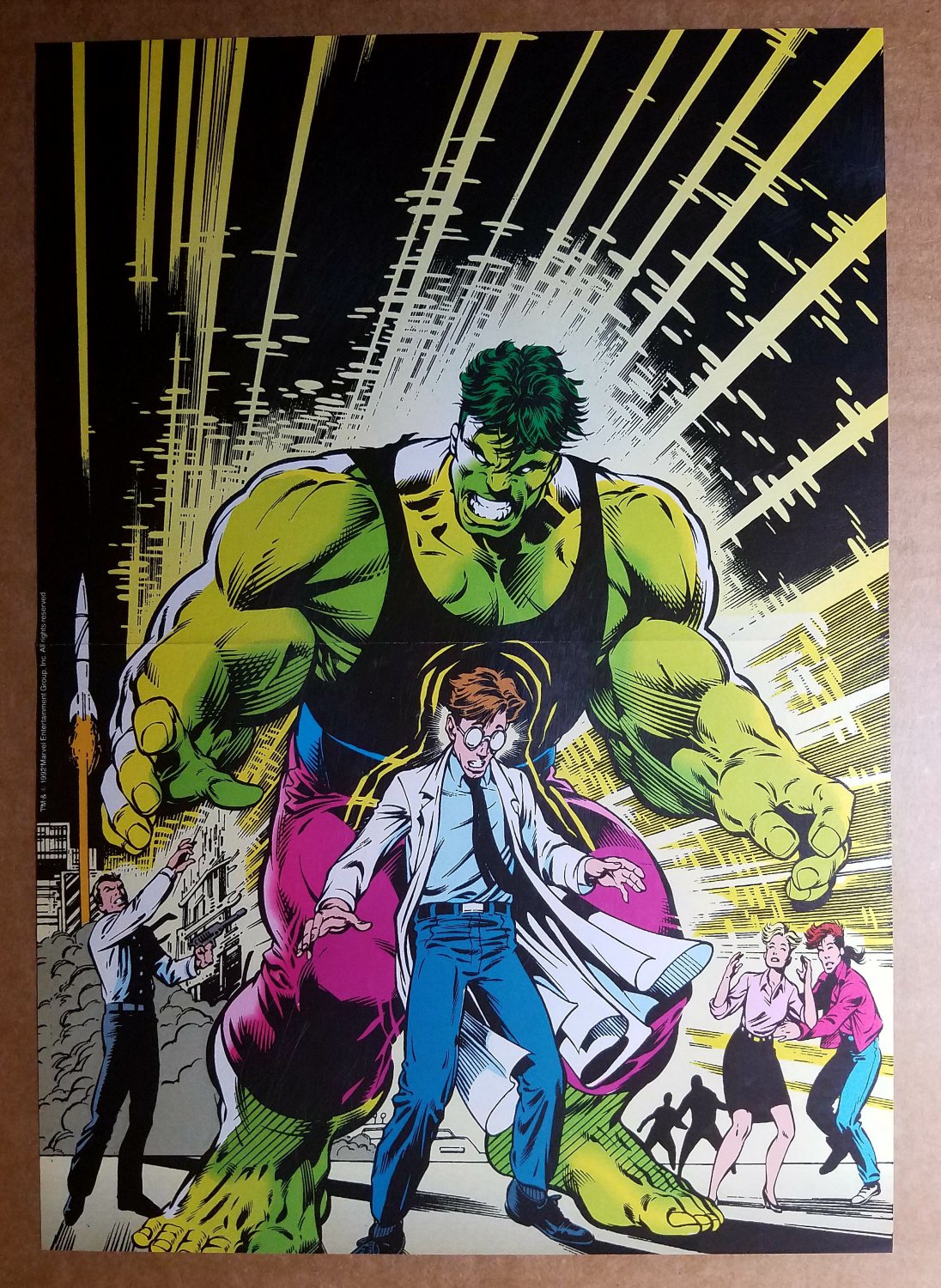 Incredible Hulk Bruce Banner Marvel Comics Poster by Dale Keown