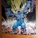 Incredible Hulk picks up tank Marvel Comics Poster by Dale Keown