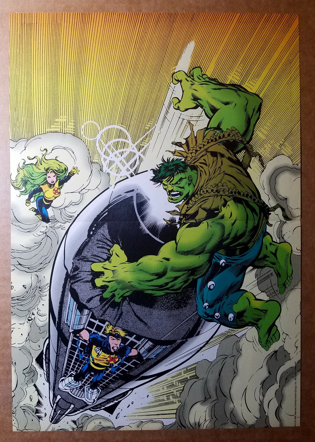 Incredible Hulk Polaris Havok Marvel Comics Poster by Dale Keown