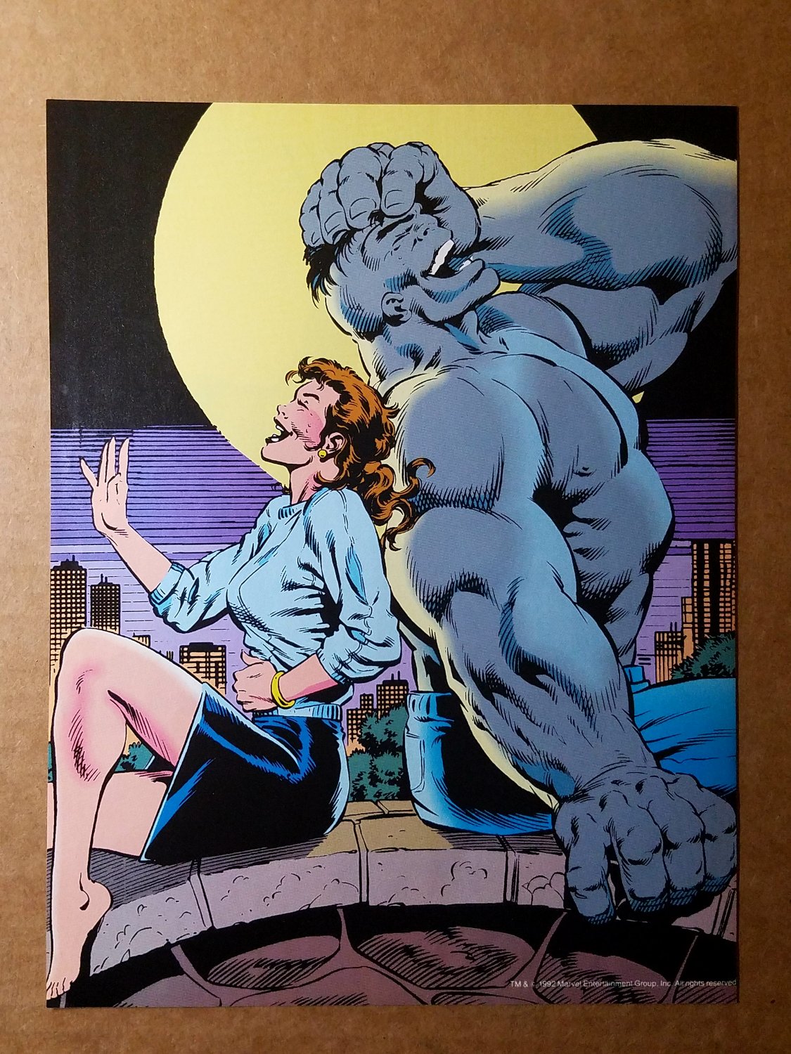 Incredible Hulk laughing Marvel Comics Mini Poster by Dale Keown