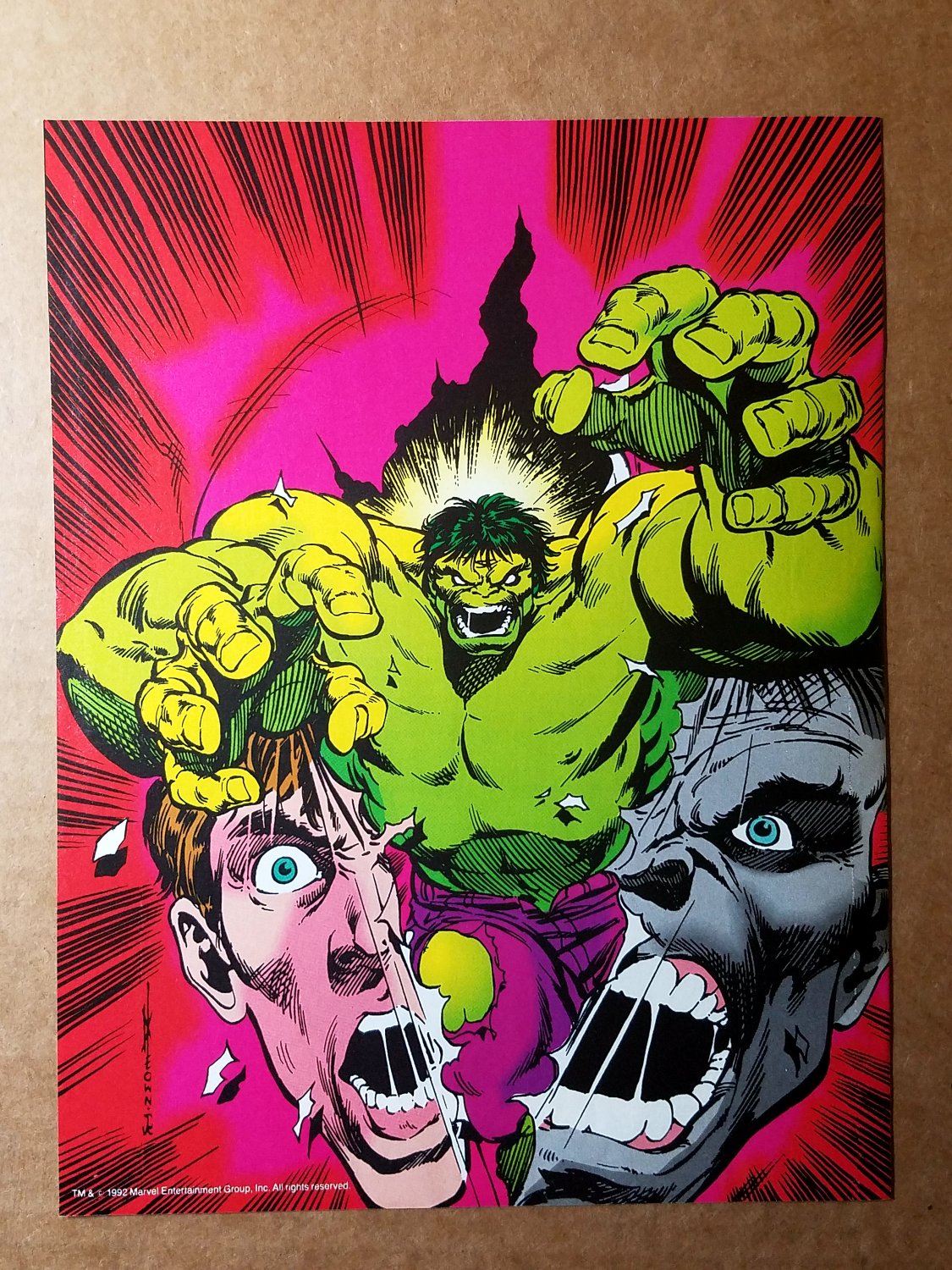 Incredible Hulk Marvel Comics Mini Poster by Dale Keown