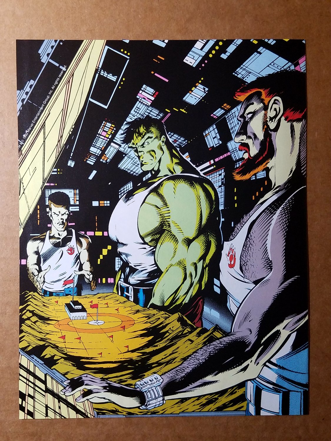 Incredible Hulk War Strategy Marvel Comics Mini Poster by Dale Keown