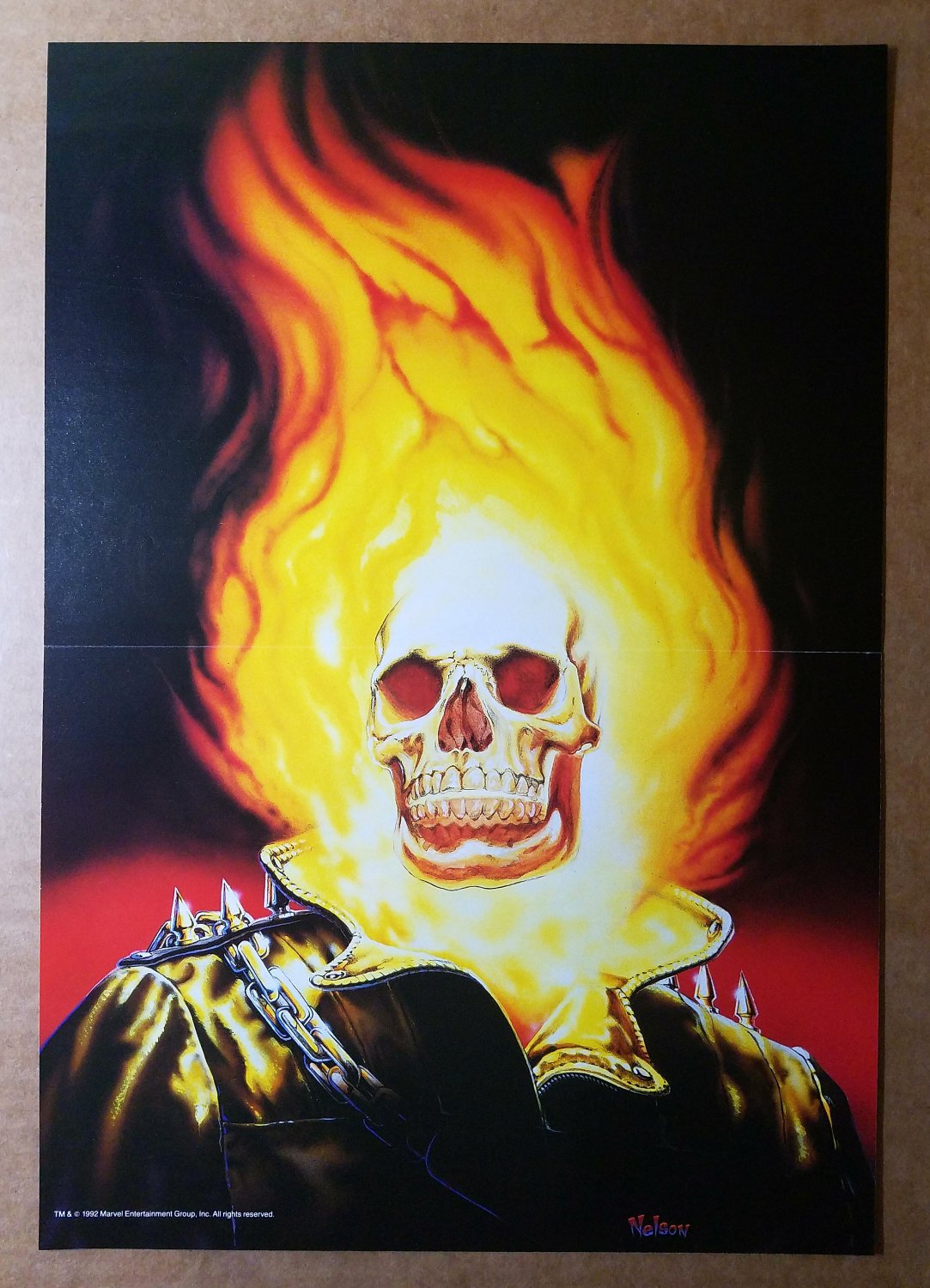 Ghost Rider 18 Marvel Comic Poster by Nelson DeCastro