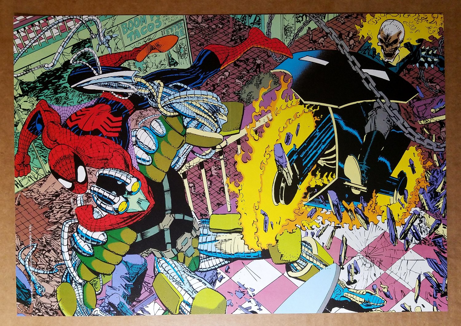 Ghost Rider Marvel Comics Poster by Erik Larsen