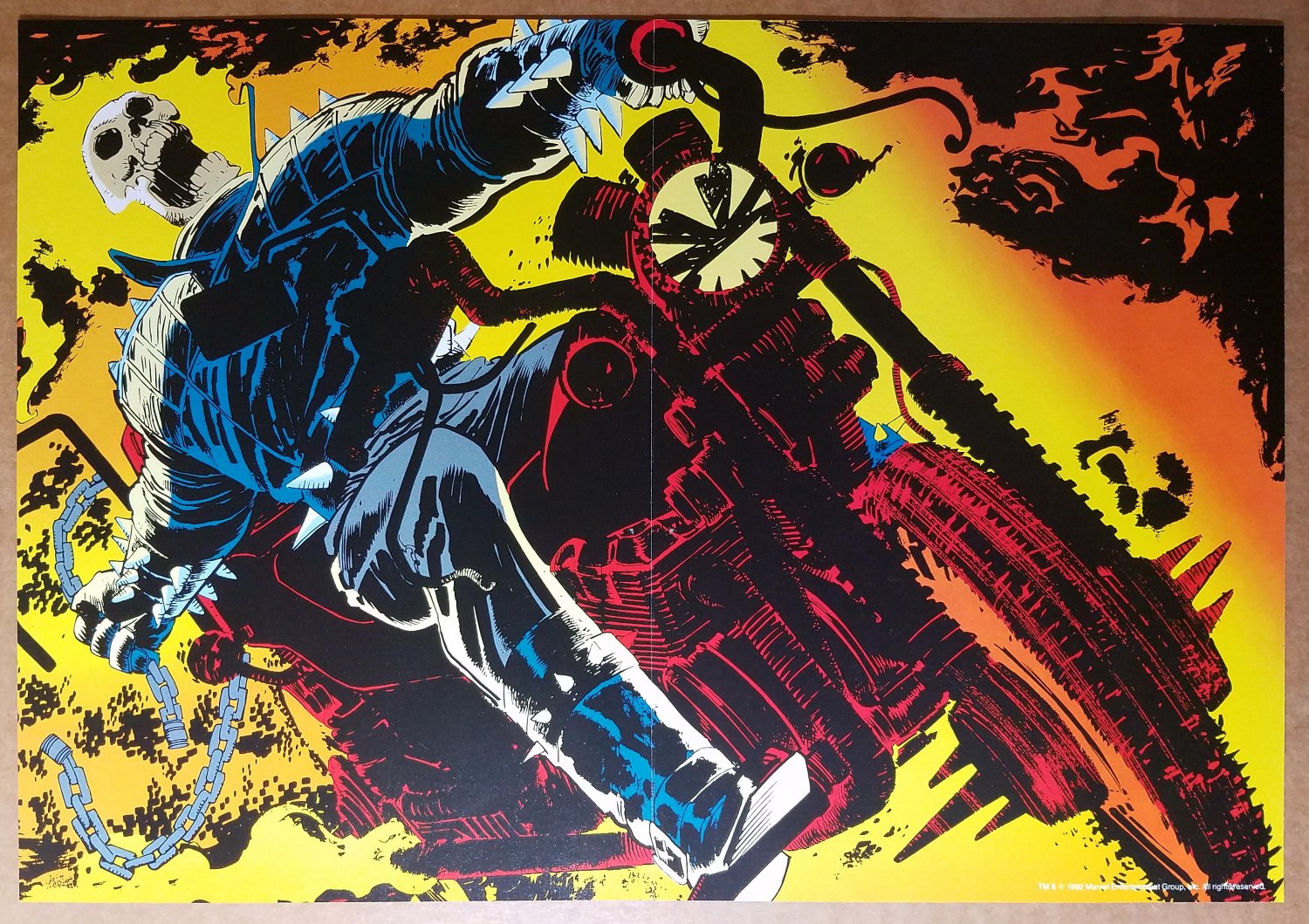 Ghost Rider Marvel Comics Poster by John Romita Jr