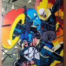 Ghost Rider Vs The Punisher Marvel Comics Poster by Jim Lee