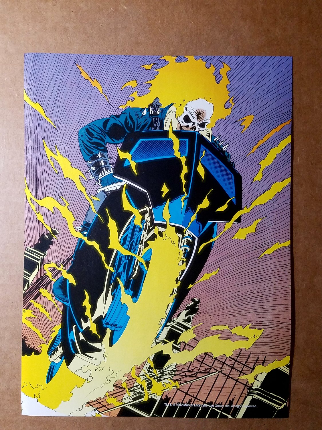 Ghost Rider Marvel Comic Mini Poster by Greg Capullo