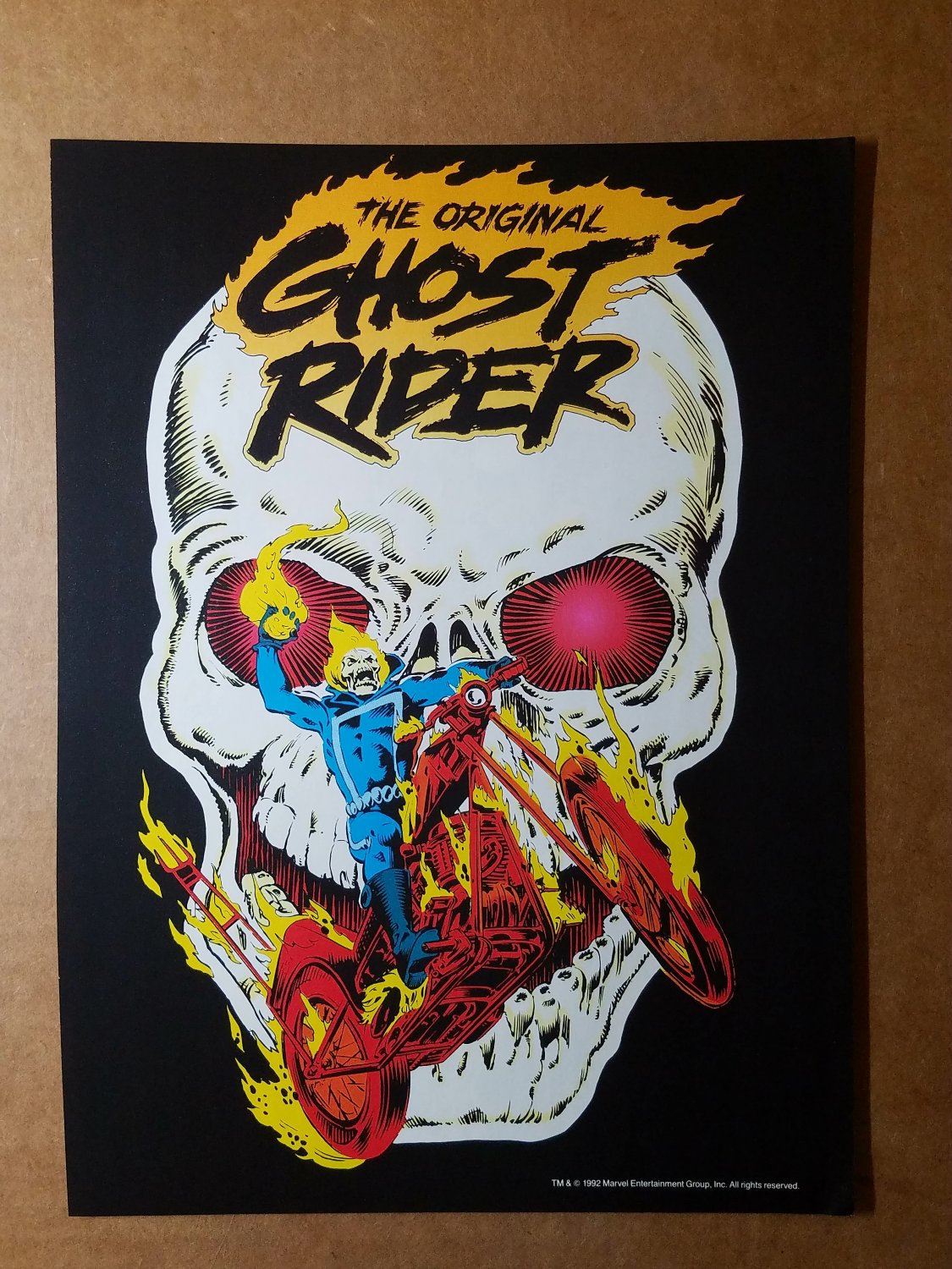 Ghost Rider Marvel Comics Mini Poster by Bob Budiansky