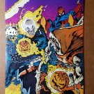 Ghost Rider Spider-Man Jack O'Lantern Marvel Comics Mini Poster by Mark Texeira
