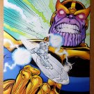 Fantastic 4 Silver Surfer Rebirth of Thanos Marvel Comics Poster by Ron Lim