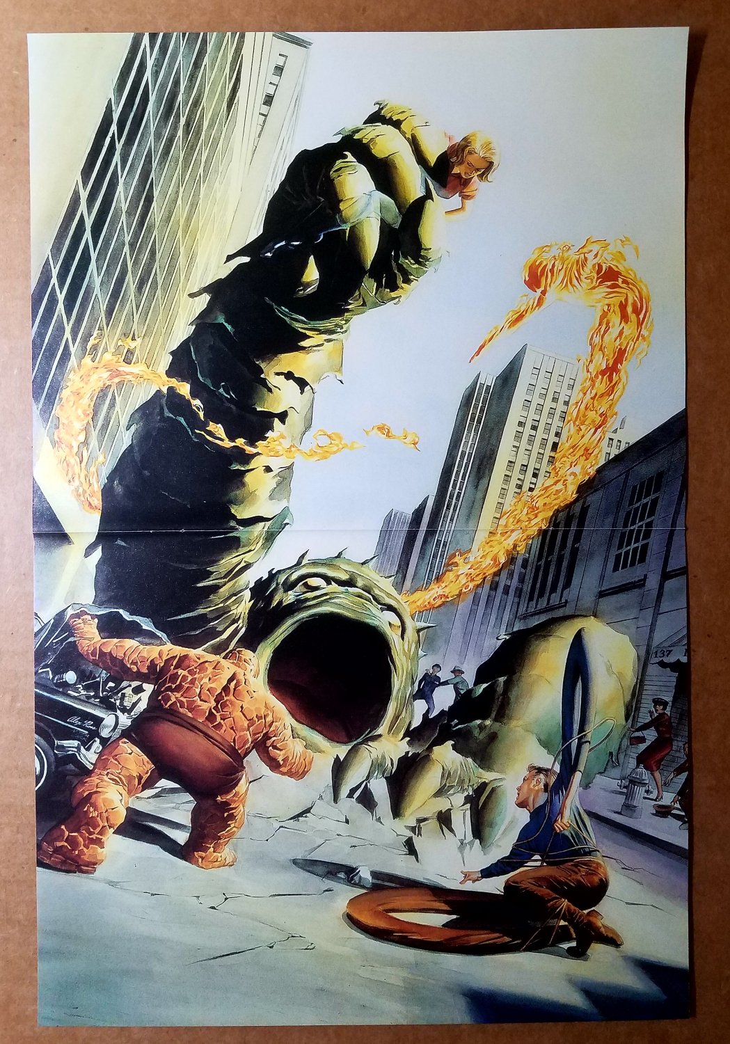 Fantastic Four Omnibus Marvel Comics Poster by Alex Ross
