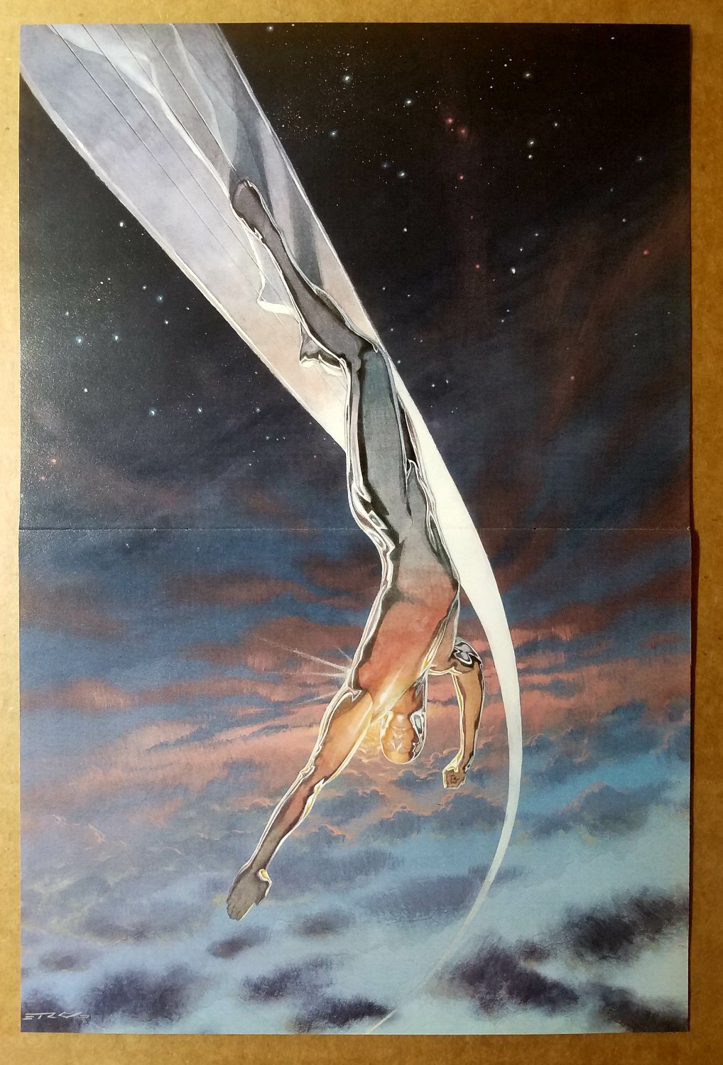 Fantastic Four Silver Surfer Marvel Comics Poster by Requiem Esad Ribic