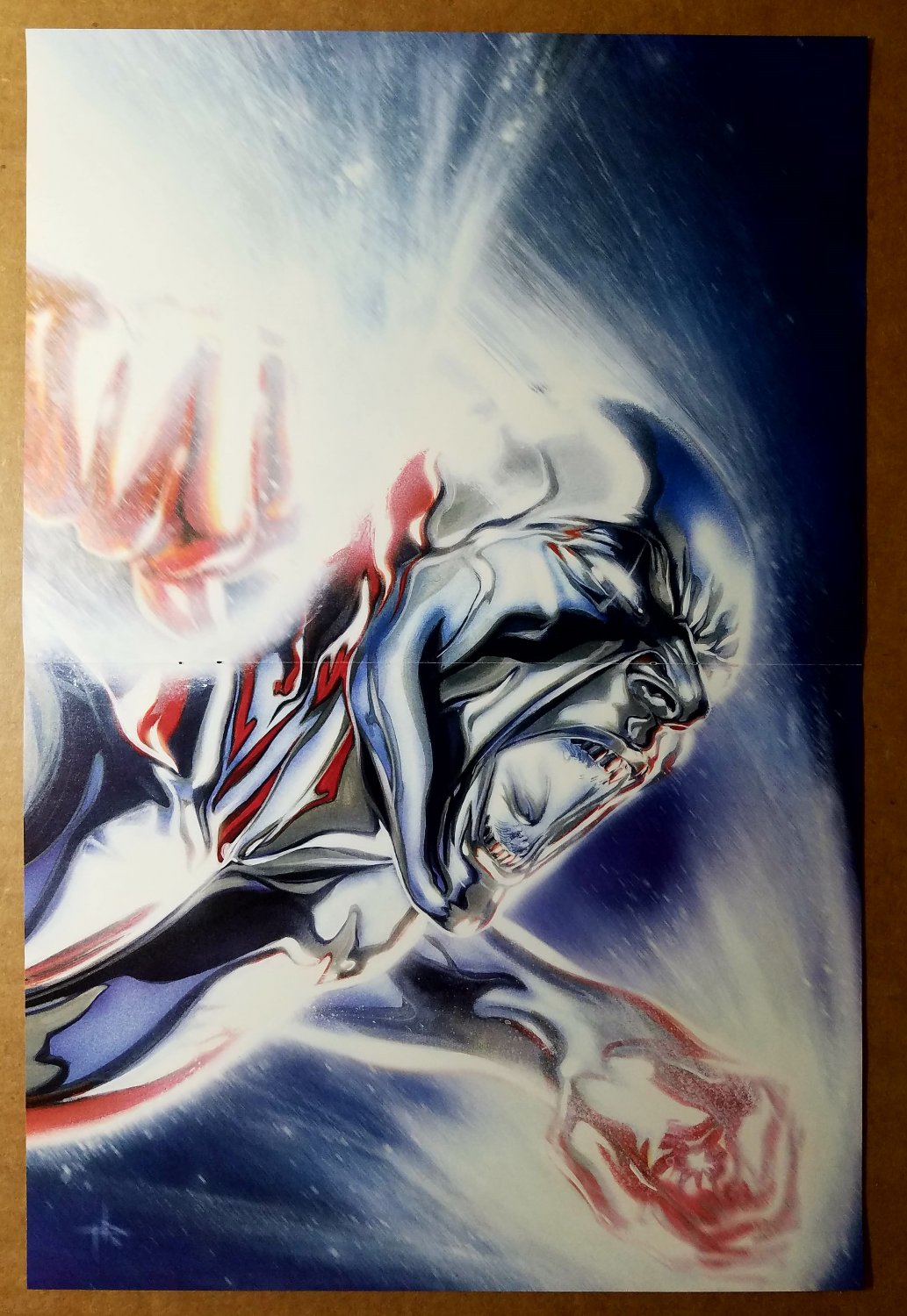 Silver Surfer Marvel Comics Poster by Gabriele Dell'Otto