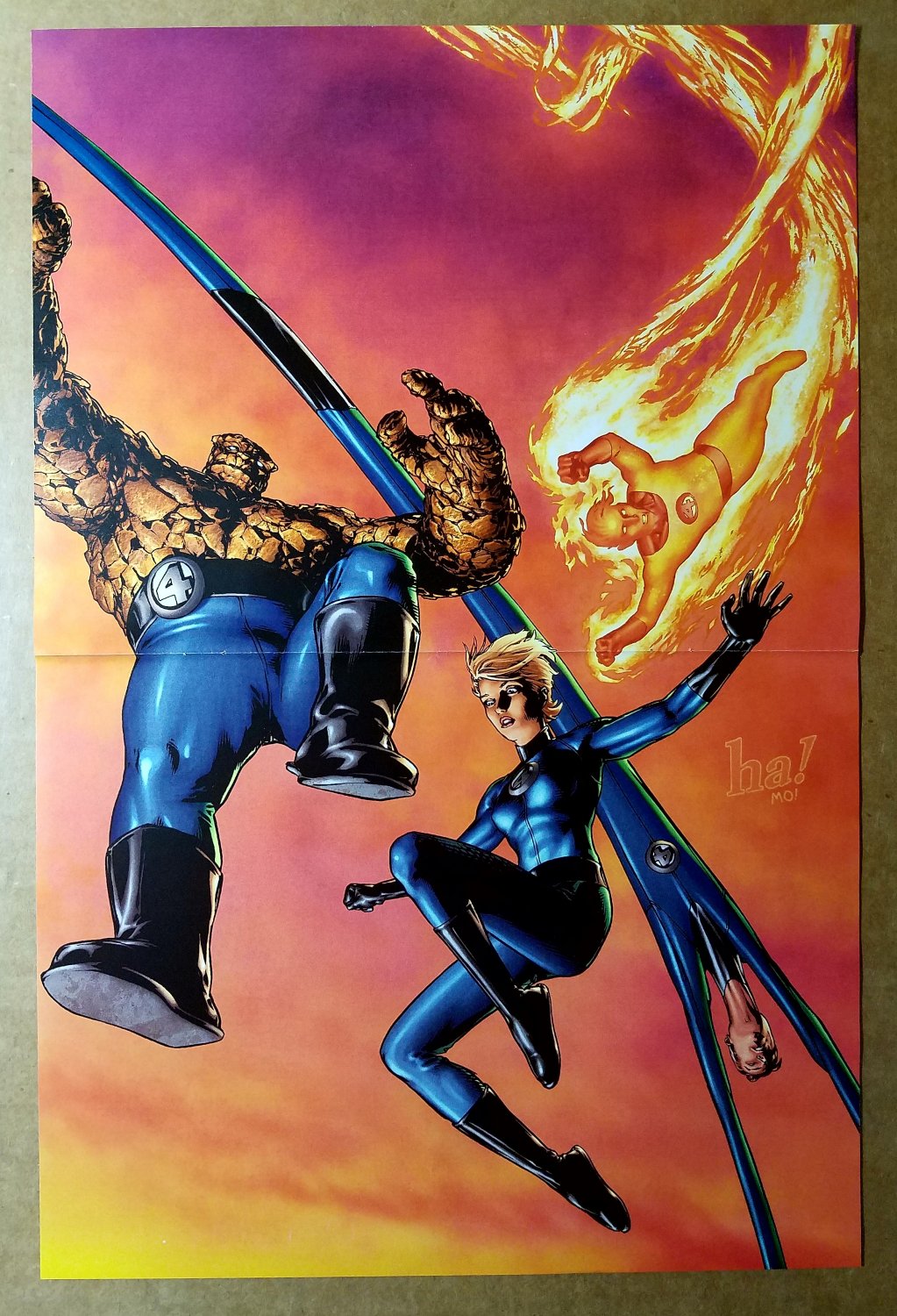Fantastic Four Marvel Comics Poster by Gene Ha