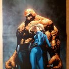 The Thing Invisible Woman Fantastic Four Marvel Comics Poster by McNiven