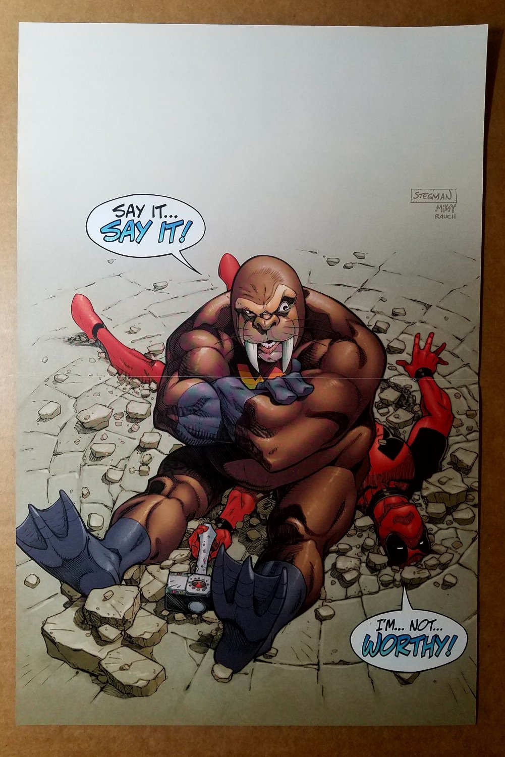 Fear Itself Deadpool 3 Marvel Comics Poster by Ryan Stegman