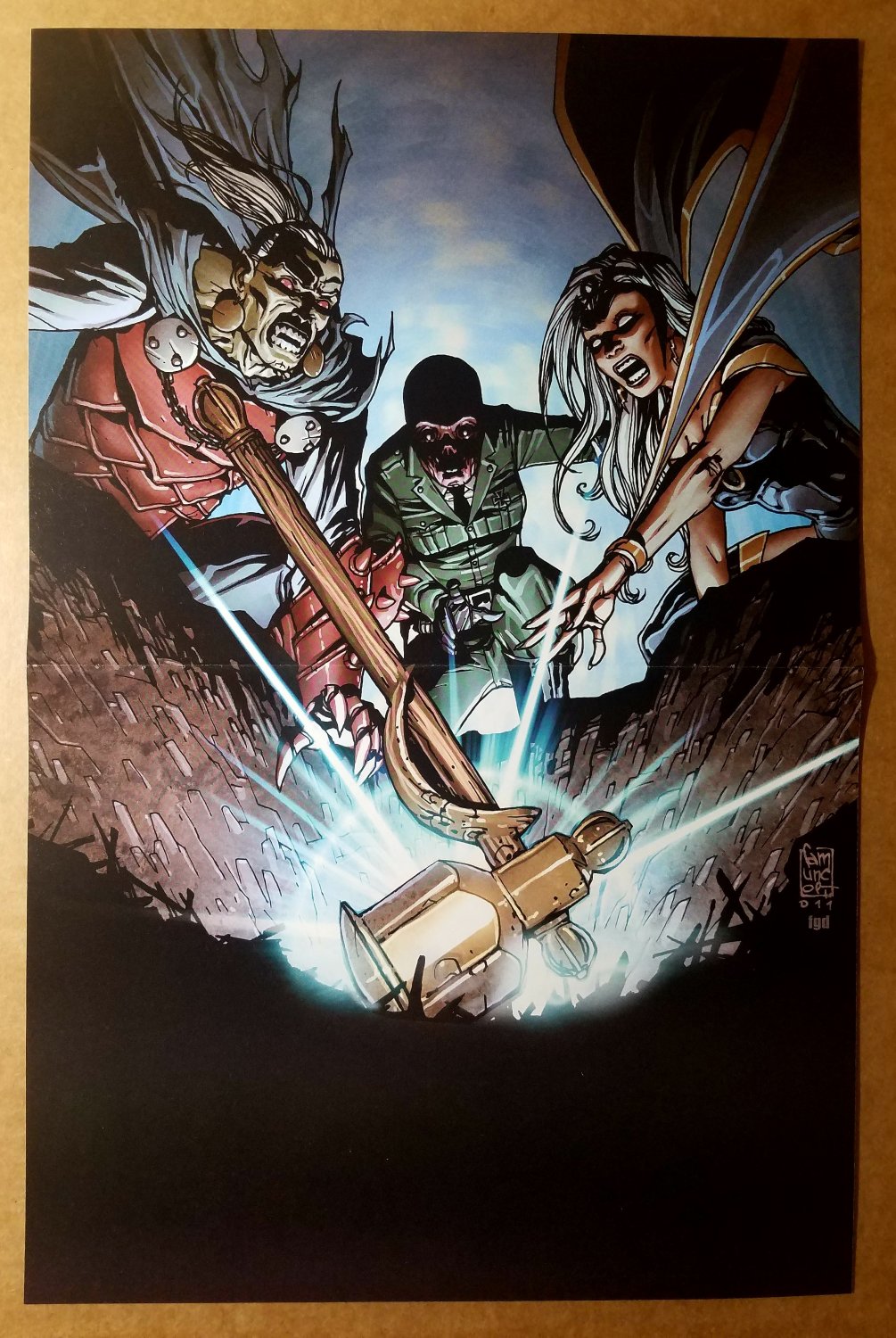 Fear Itself Marvel Comics Poster by Giuseppe Camuncoli
