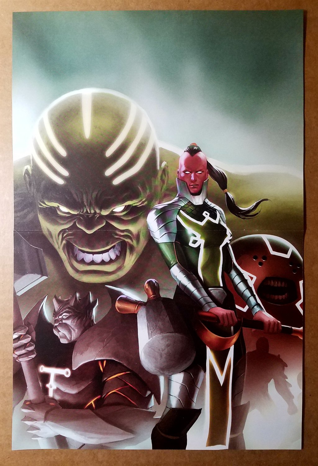 Fear Itself The Worthy 1 Marvel Comics Poster by Jelena Djurdjevic
