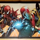 Iron Man Wolverine Spider-Man Fear Itself Marvel Comics Poster by Steve McNiven Iron Man Wolverine Spider-Man Fear Itself Marvel Comics Poster by Steve McNiven