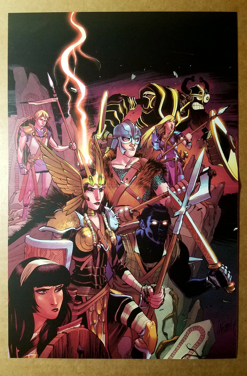 New Mutants 29 Nightcrawler Marvel Comics Poster David Lafuente