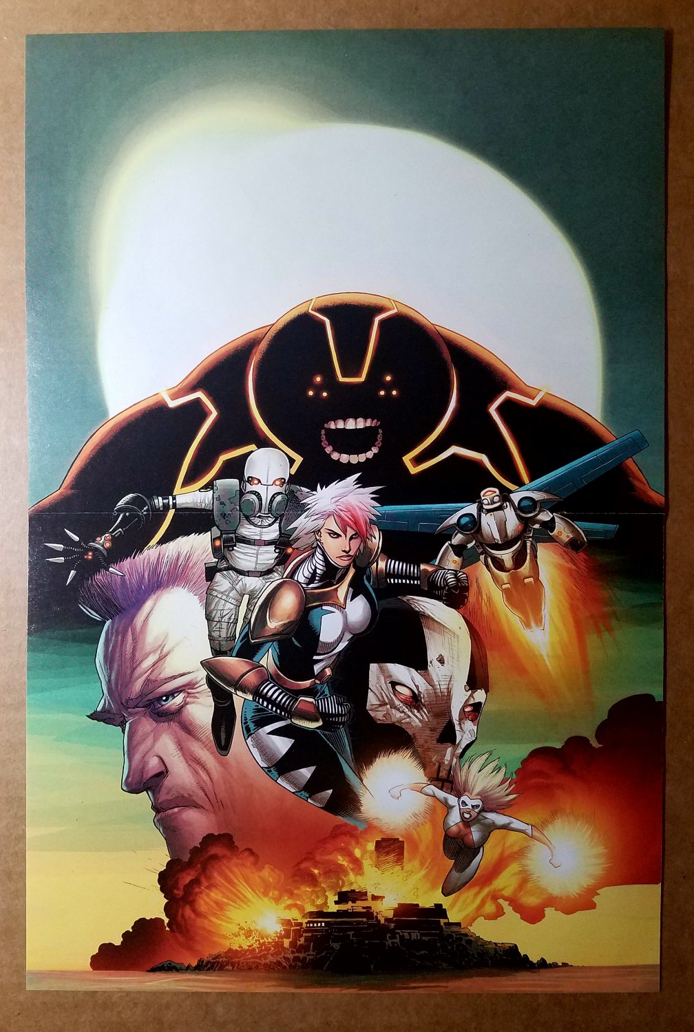 Thunderbolts 159 Marvel Comics Poster by Kev Walker