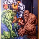 Fear Itself Hulk Colossus The Thing Thors Hammer Marvel Poster by Dale Eaglesham