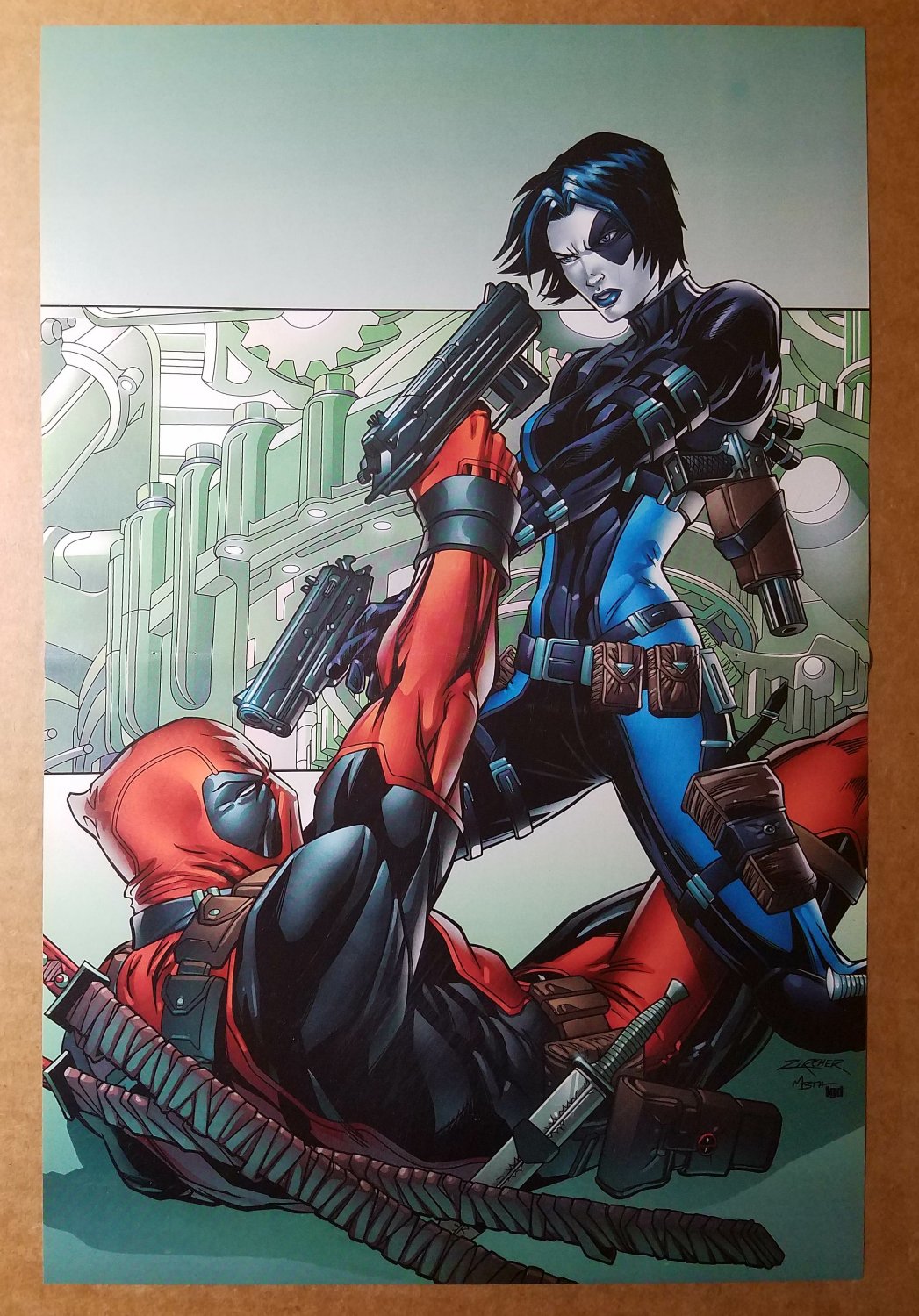 Deadpool Domino Marvel Comics Poster by Patrick Zircher