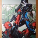Deadpool Domino Marvel Comics Poster by Patrick Zircher