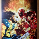 Wolverine Deadpool Marvel Comics Poster by Skottie Young Wolverine Deadpool Marvel Comics Poster by Skottie Young