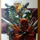 Cable Deadpool Marvel Comics Poster by Patrick Zircher