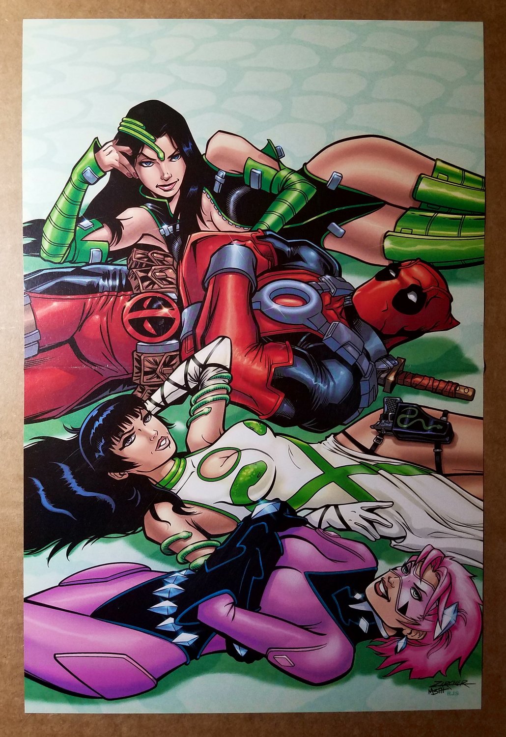 Deadpool B.A.D. Girls Marvel Comics Poster by Patrick Zircher