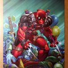 Deadpool Clowns Marvel Comics Poster by Patrick Zircher