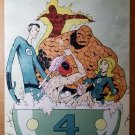 Deadpool Fantastic Four Marvel Comics Poster by Skottie Young