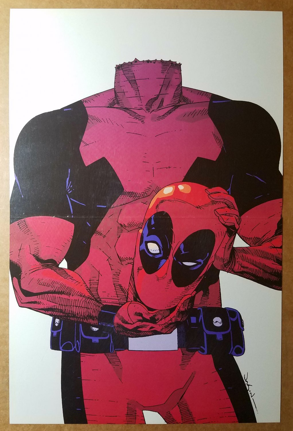 X-Men Deadpool Marvel Comics Poster by Jason Pearson