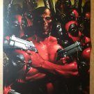 X-Men Deadpool Skrulls Zombies Marvel Comics Poster by Clayton Crain