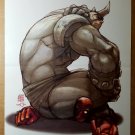 Deadpool 66 Vs Rhino Marvel Comics Poster by Arnold Tsang