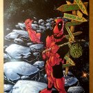 Deadpool Hitchhiker Marvel Comics Poster by Jim Calafiore
