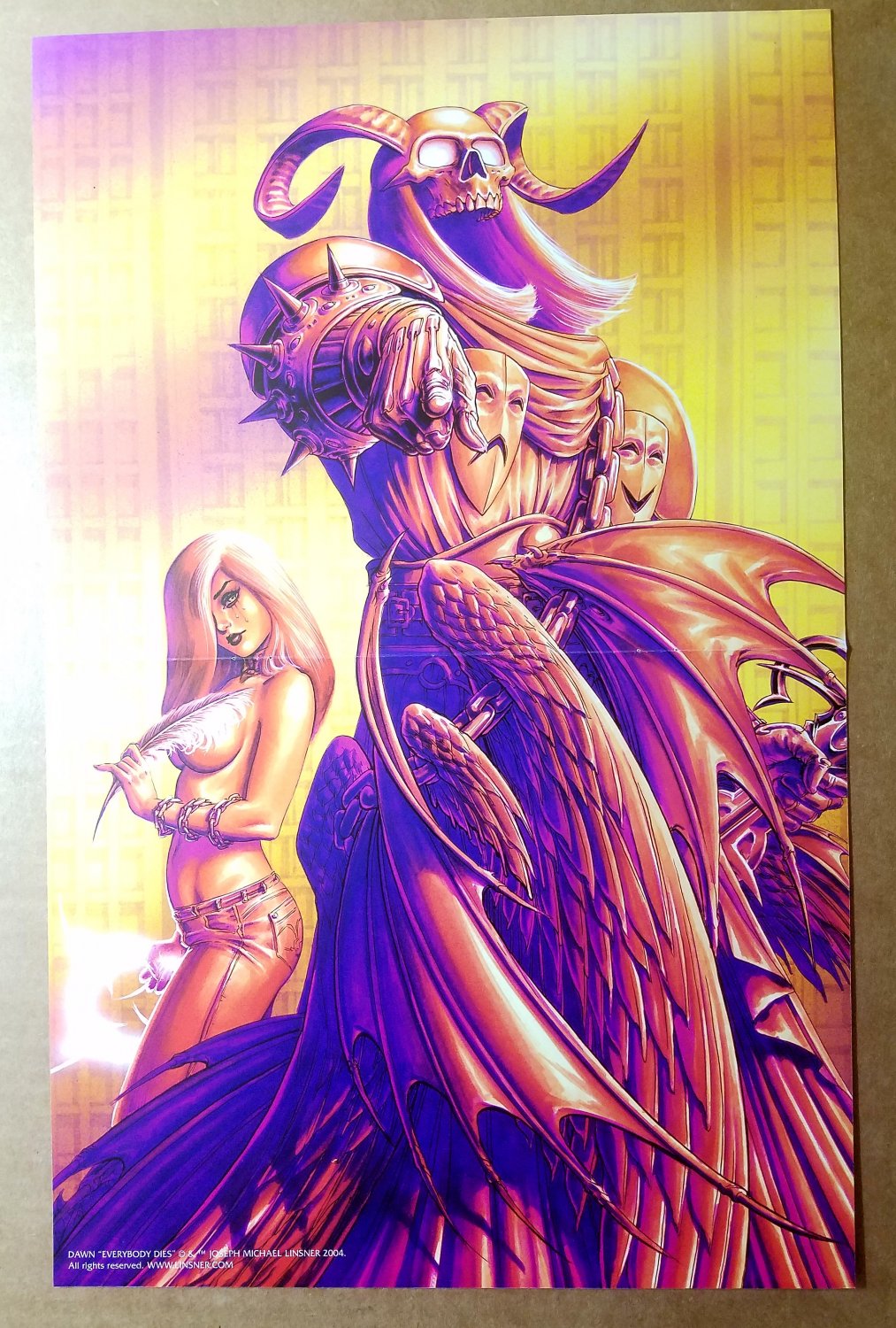 Dawn Everybody Dies Sirius Comics Poster by Joseph Michael Linsner
