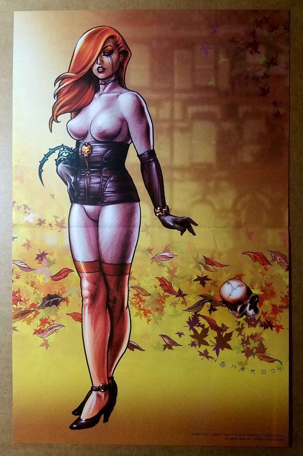 Dawn Tall Leaves Sirius Comics Poster by Joseph Michael Linsner