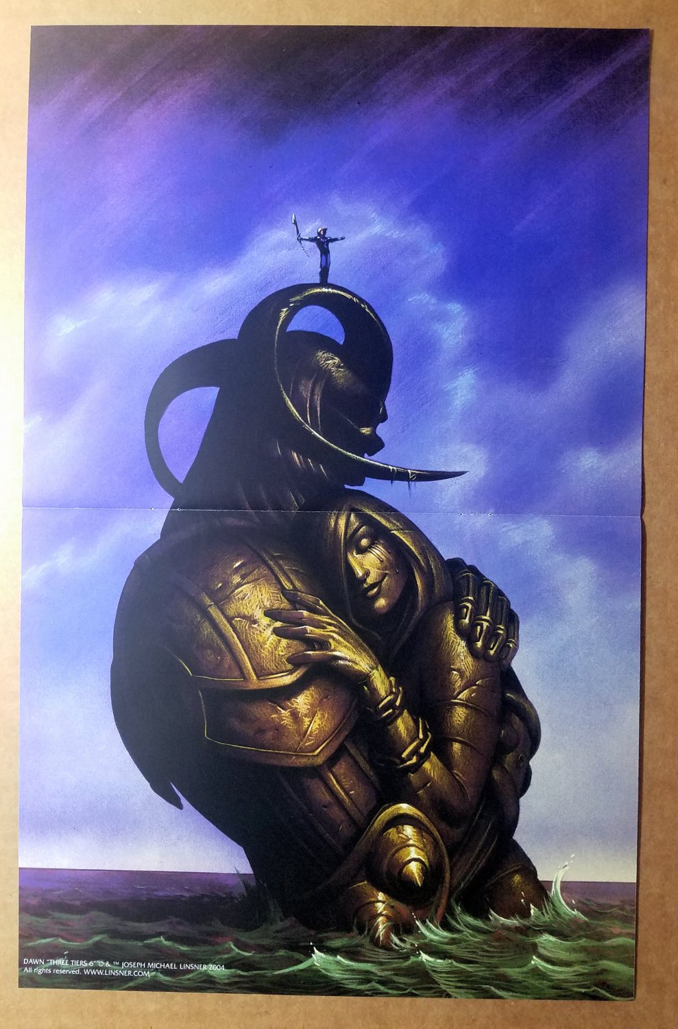 Dawn Three Tiers 6 Sirius Comics Poster by Joseph Michael Linsner