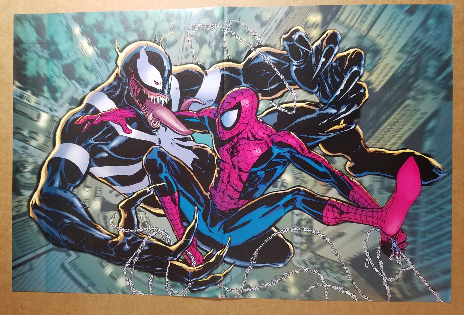Amazing Spider Man Vs Venom Marvel Comics Poster By Phil Jimenez