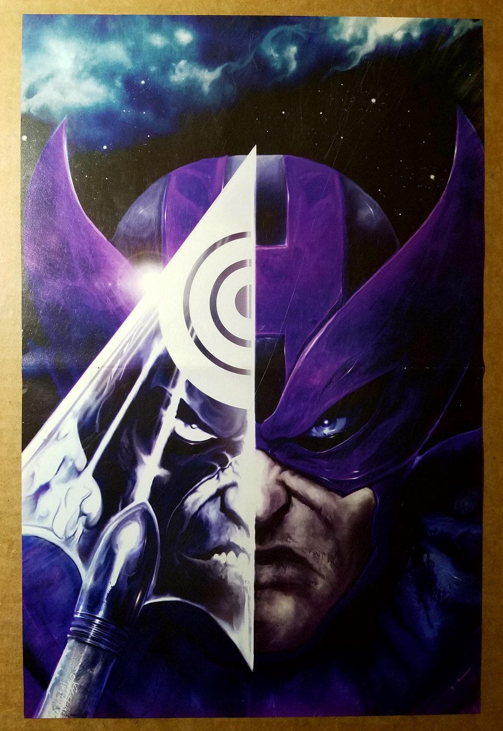Avengers Hawkeye Bullseye Marvel Comics Poster by Langley
