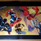 Iron Man Spider-Man Hawkeye Ares Ms Marvel Comics Poster by Don Heck
