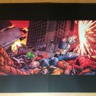 Civil War Captain America Tigra Falcon Iron Man Marvel Poster by Steve McNiven